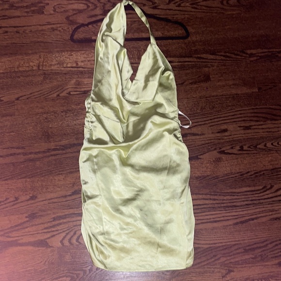 brooke drape halter dress - Picture 3 of 8